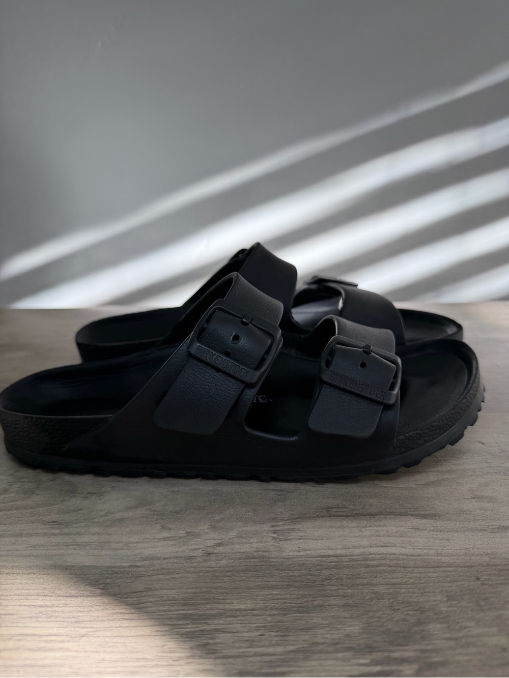 Birkenstock Arizona EVA Black Double Buckle Sandals EU 38